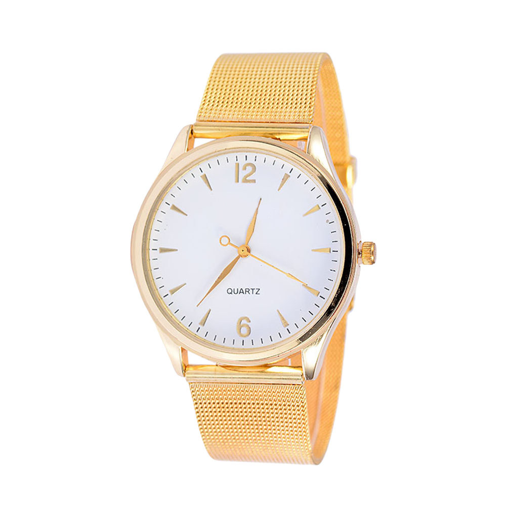 Women Quartz Watch Golden Mesh - Luxury Watch Gift For Her 评论和价格