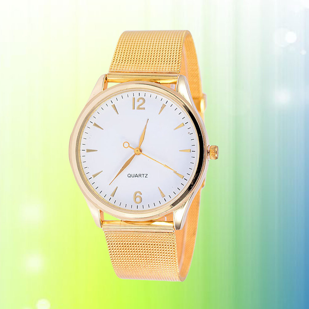 Women Quartz Watch Golden Mesh - Luxury Watch Gift For Her 评论和价格