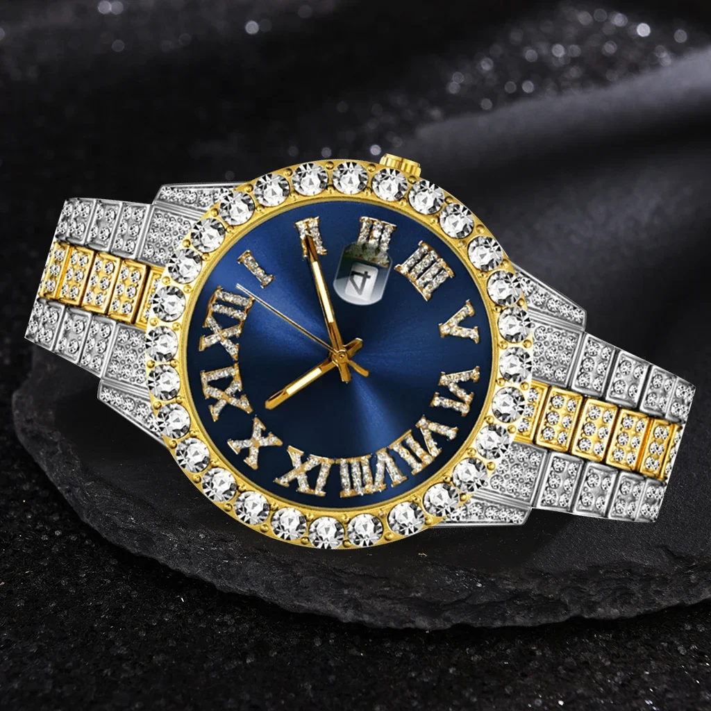 Iced Out Watch Men Luxury Bran - Luxury Watch Iceberg 评论和价格