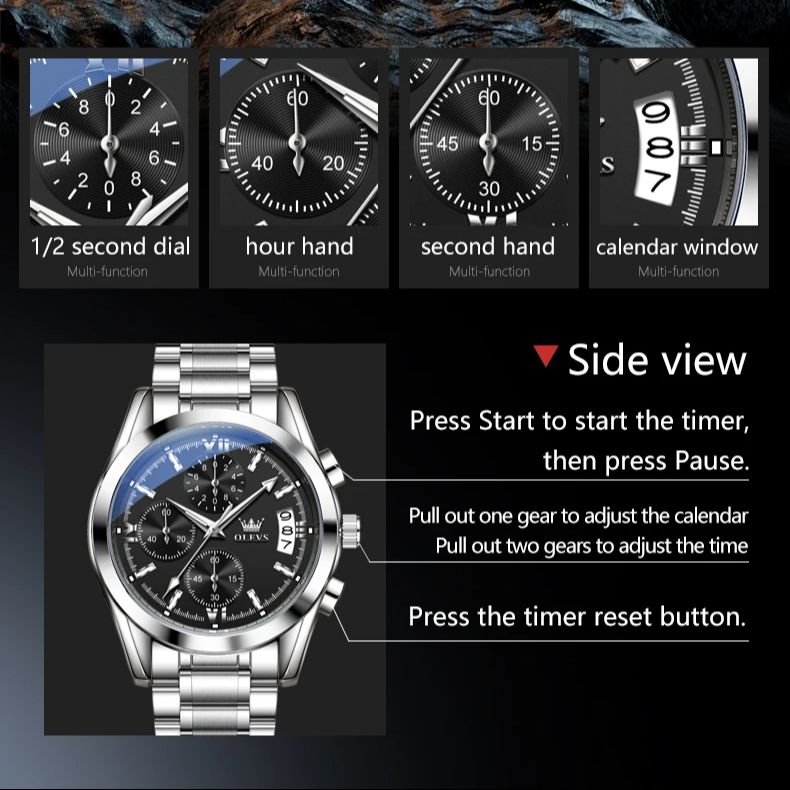 OLEVS 2987 Original Men Watch  - Luxury Watch Maker 评论和价格