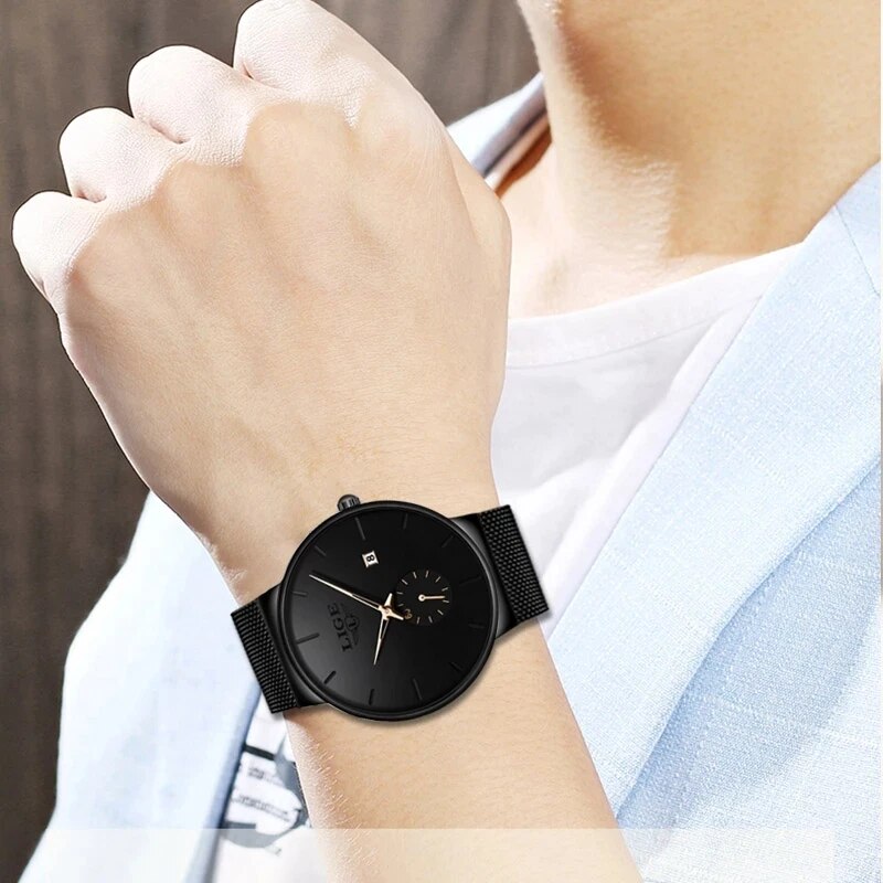 LIGE Fashion Mens Watches Top  - Luxury Watch Top 10 评论和价格