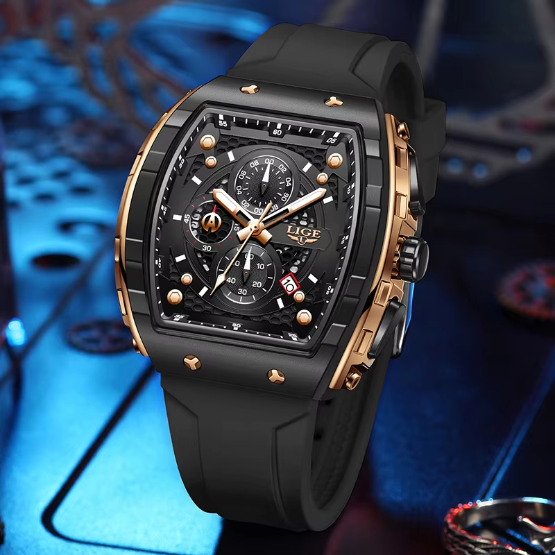 LIGE Top Brand Luxury Men Watc - Luxury Watch Maker 评论和价格