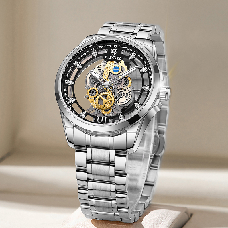 LIGE Fashion Top Luxury Men's  - Luxury Watch Top 10 评论和价格