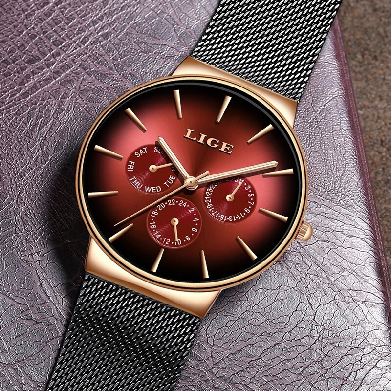 New LIGE Fashion Mens Watches  - Luxury Watch Top 10 评论和价格